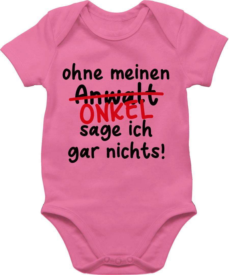 Shirtracer Ohne meinen Onkel sage ich gar nichts - schwarz Shirts & Mehr Shirtracer