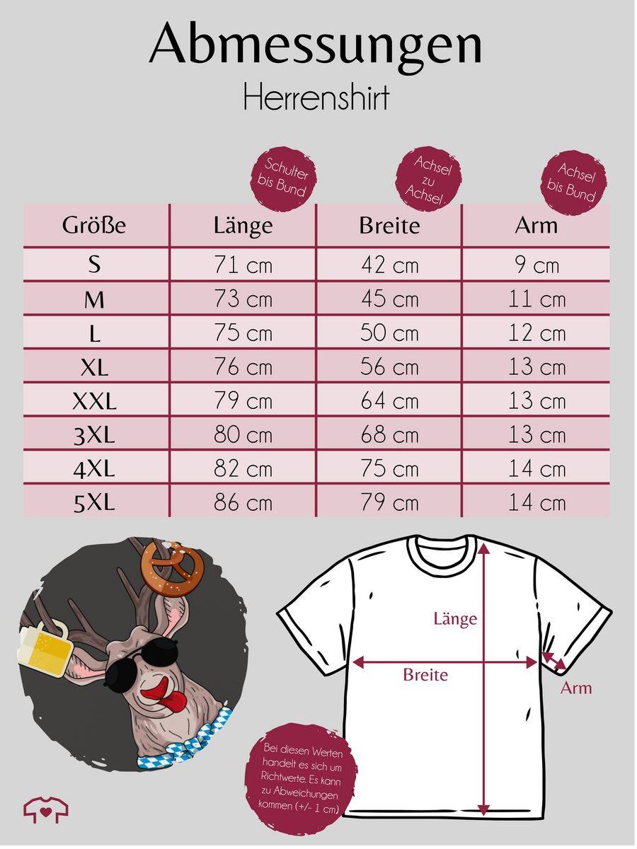 Shirtracer Oktoberfest Hirsch: T-Shirt Turnbeutel Shirtracer