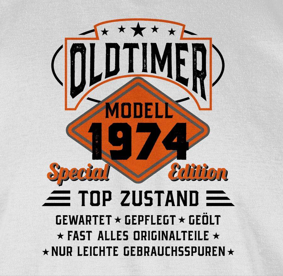 Shirtracer Oldtimer Modell 1974 - Schwarz Shirts & Mehr Shirtracer