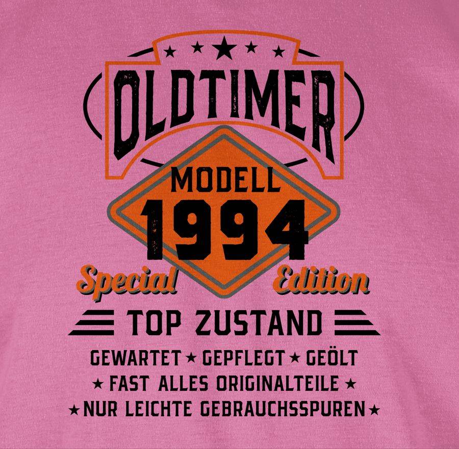 Shirtracer Oldtimer Modell 1994 - Schwarz: T-Shirt Gym Bag Shirtracer