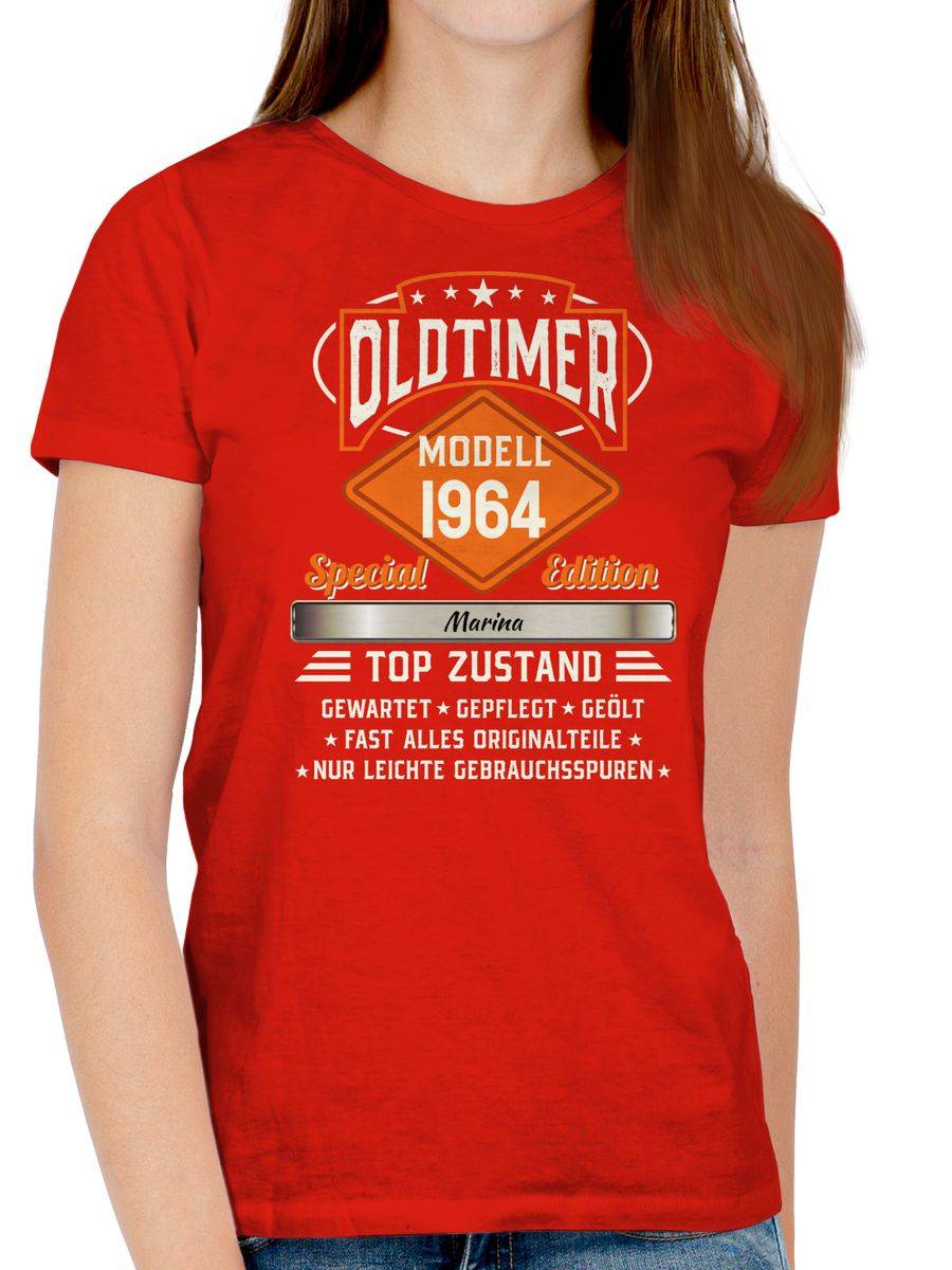 Shirtracer Oldtimer Special Vintage 1964 Mit Name Shirts & Mehr Shirtracer
