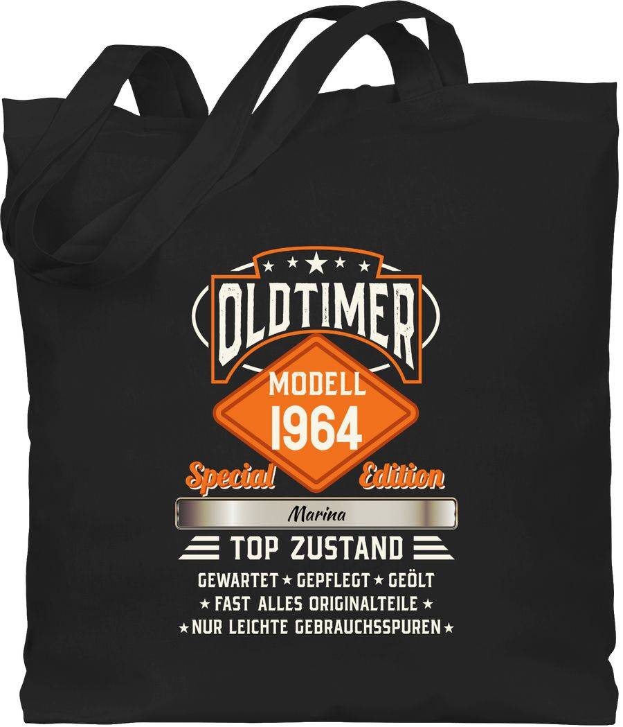 Shirtracer Oldtimer Special Vintage 1964 mit Name Shirts & Mehr Shirtracer