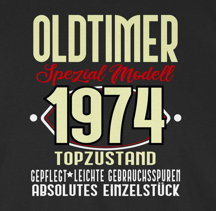 Shirtracer Oldtimer Spezial Modell 1974 Fünfzigster Shirts & Mehr Shirtracer