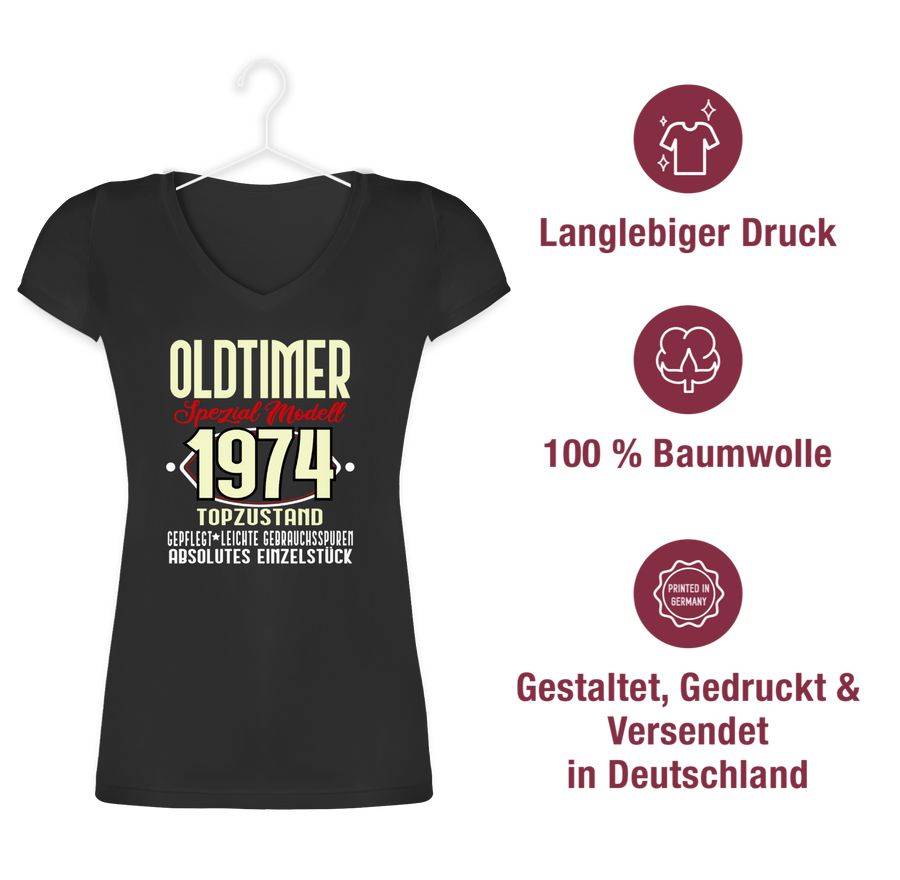 Shirtracer Oldtimer Spezial Modell 1974 Fünfzigster Shirts & Mehr Shirtracer