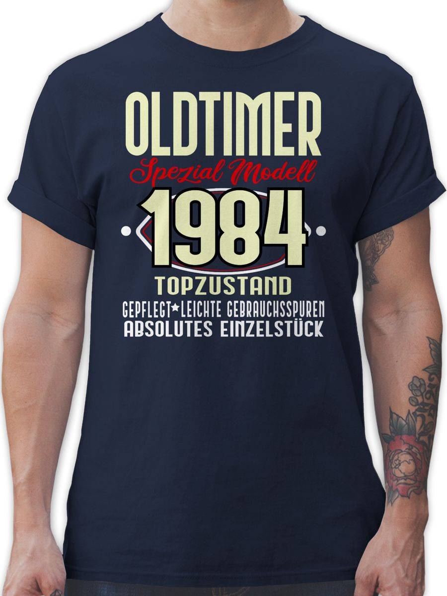 Shirtracer Oldtimer Spezial Modell 1984 Vierzigster Shirts & Mehr Shirtracer