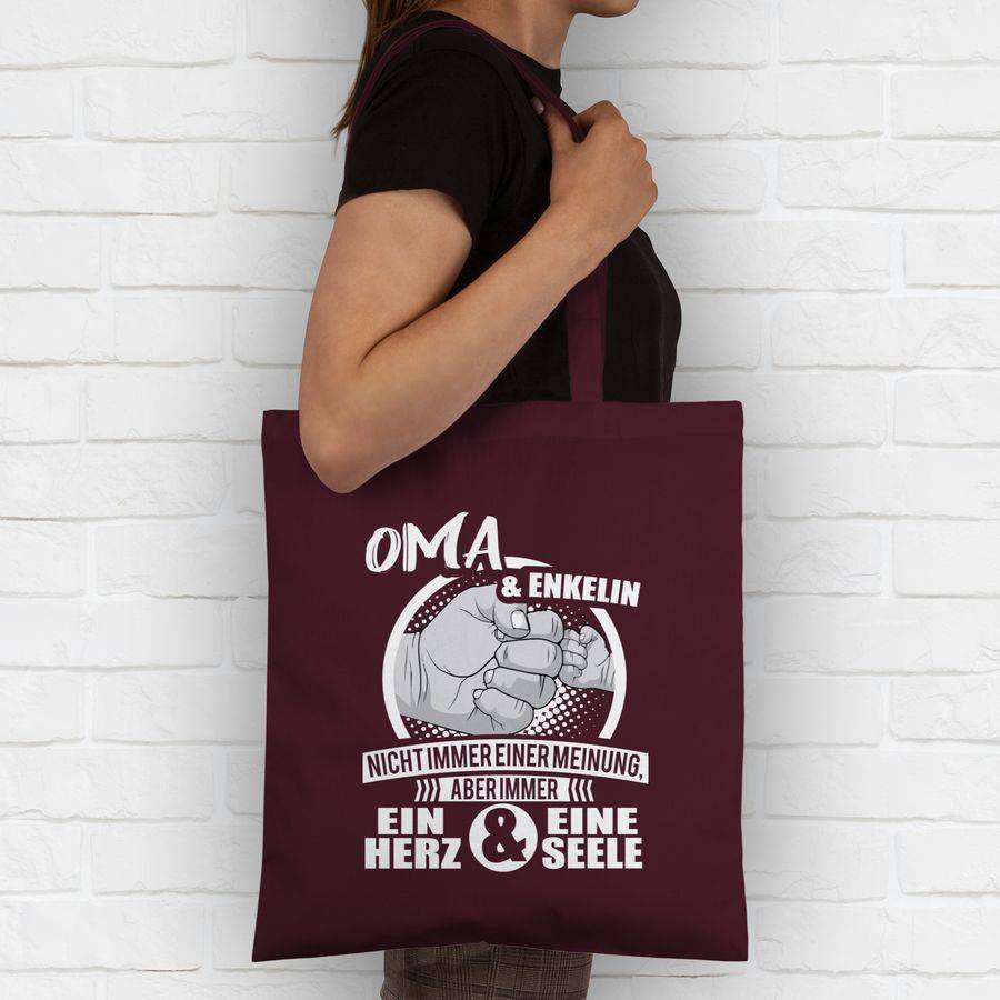 Shirtracer Oma & Enkelin Immer Ein Herz & Eine Seele: T-Shirt Gym Bag Shirtracer