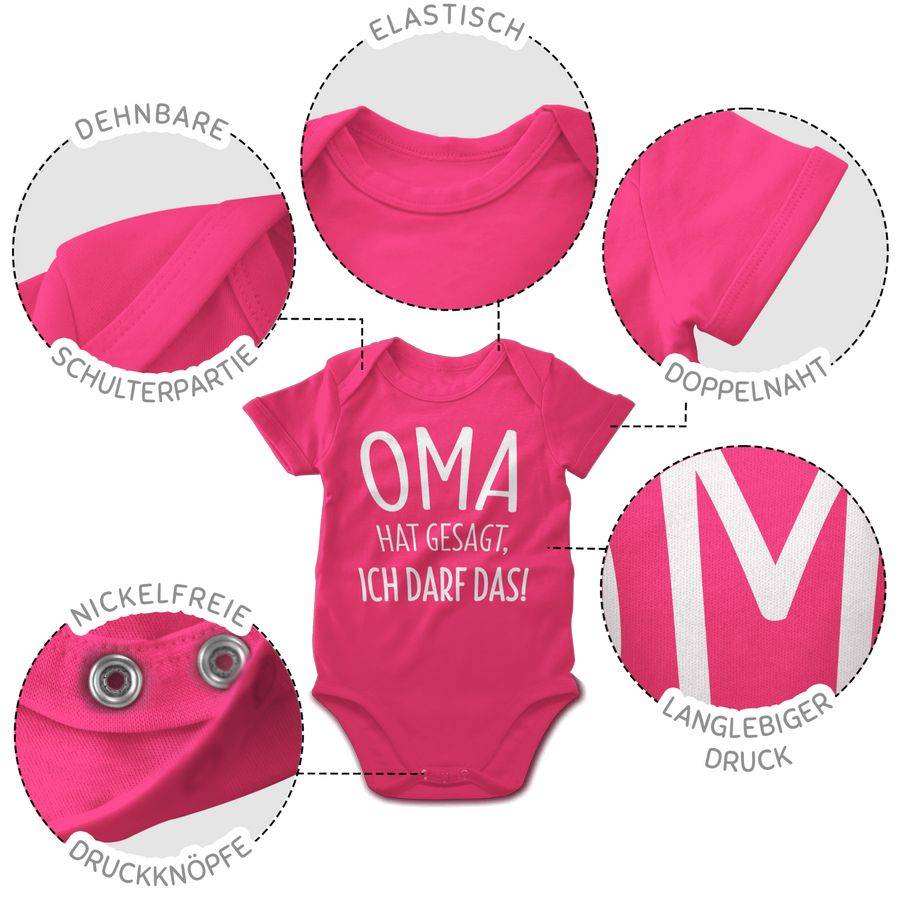 Shirtracer Oma Hat Gesagt Ich Darf Das: Tshirt Rucksack Shirtracer