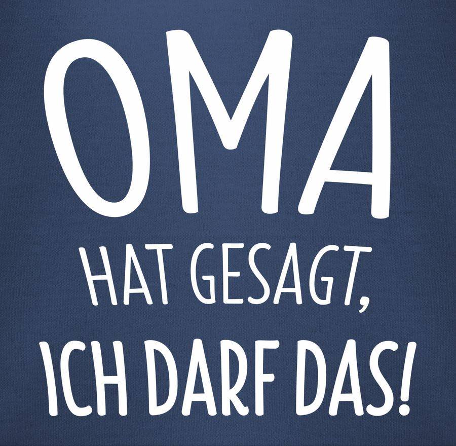 Shirtracer Oma Hat Gesagt Ich Darf Das: Tshirt Rucksack Shirtracer
