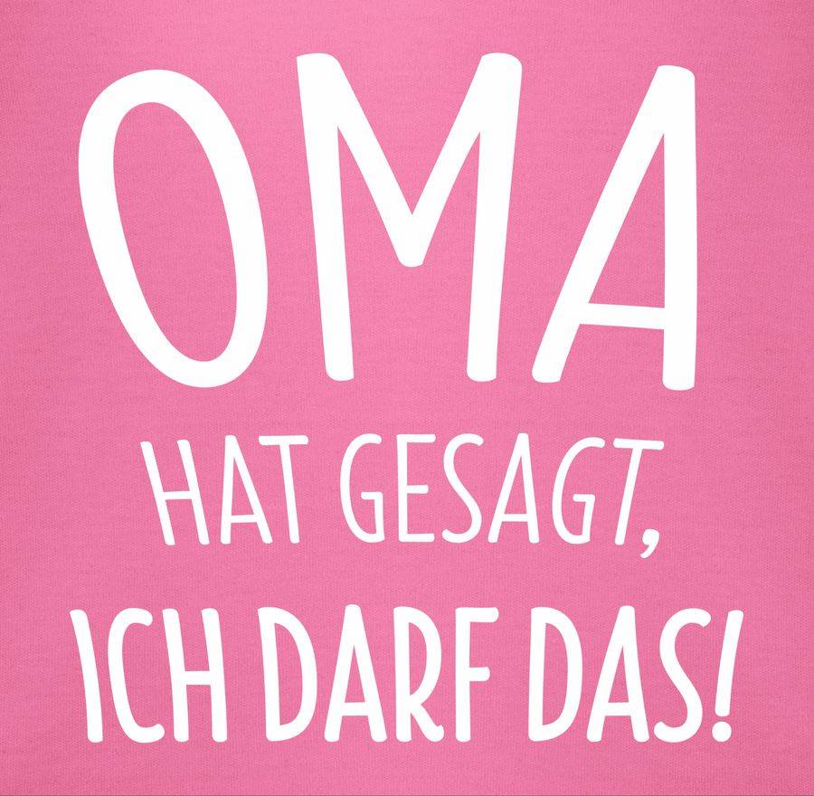 Shirtracer Oma Hat Gesagt Ich Darf Das: Tshirt Rucksack Shirtracer