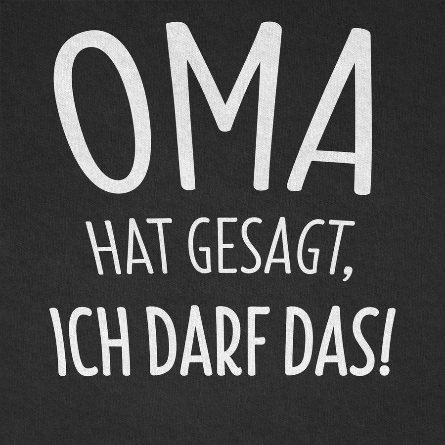 Shirtracer Oma Hat Gesagt Ich Darf Das: Tshirt Rucksack Shirtracer