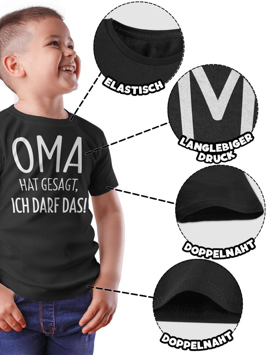 Shirtracer Oma Hat Gesagt Ich Darf Das: Tshirt Rucksack Shirtracer
