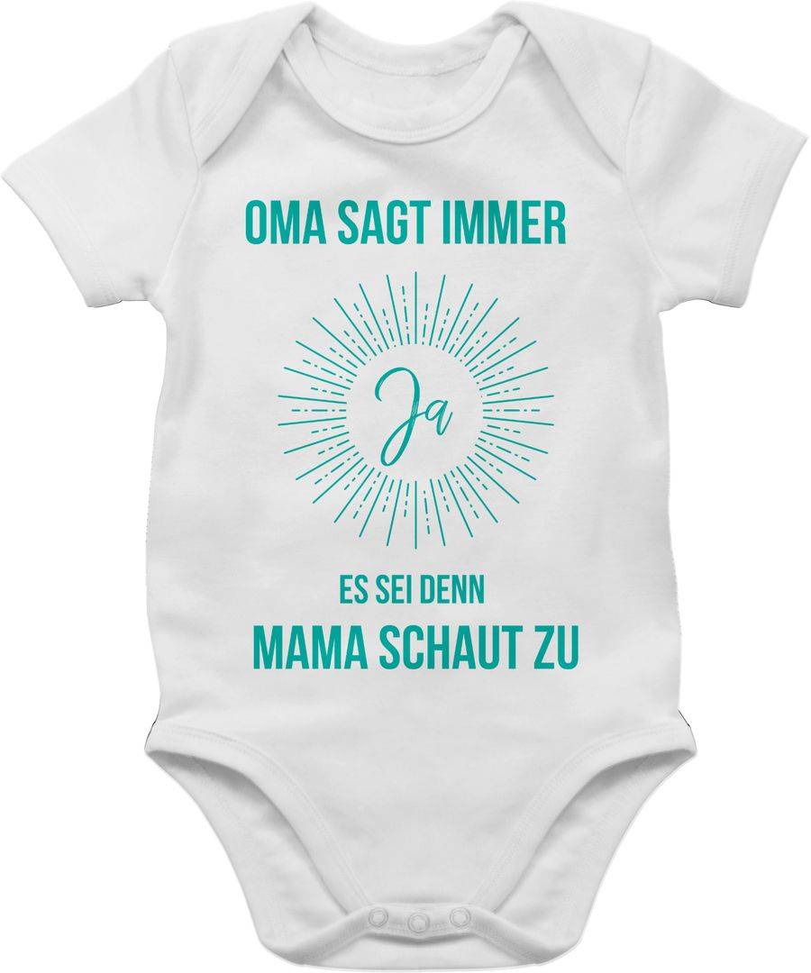 Shirtracer Oma sagt immer Ja es sei denn Mama schaut zu: Tshirt Rucksack Shirtracer