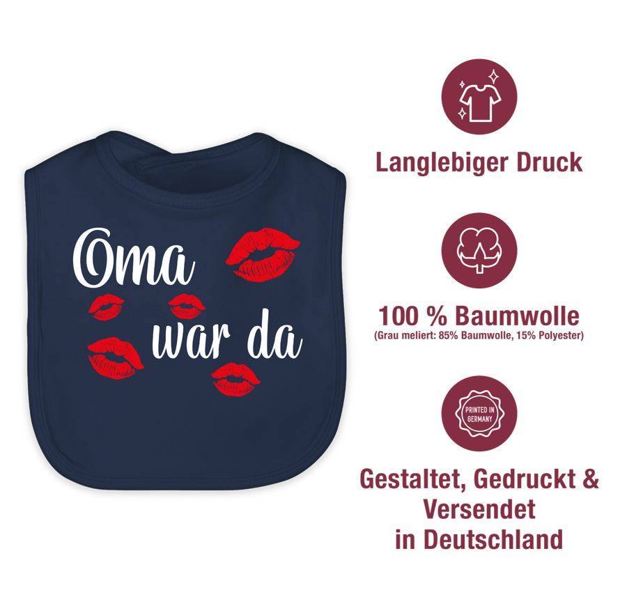 Shirtracer Oma War Das Kussmund: Tshirt Turnbeutel Shirtracer