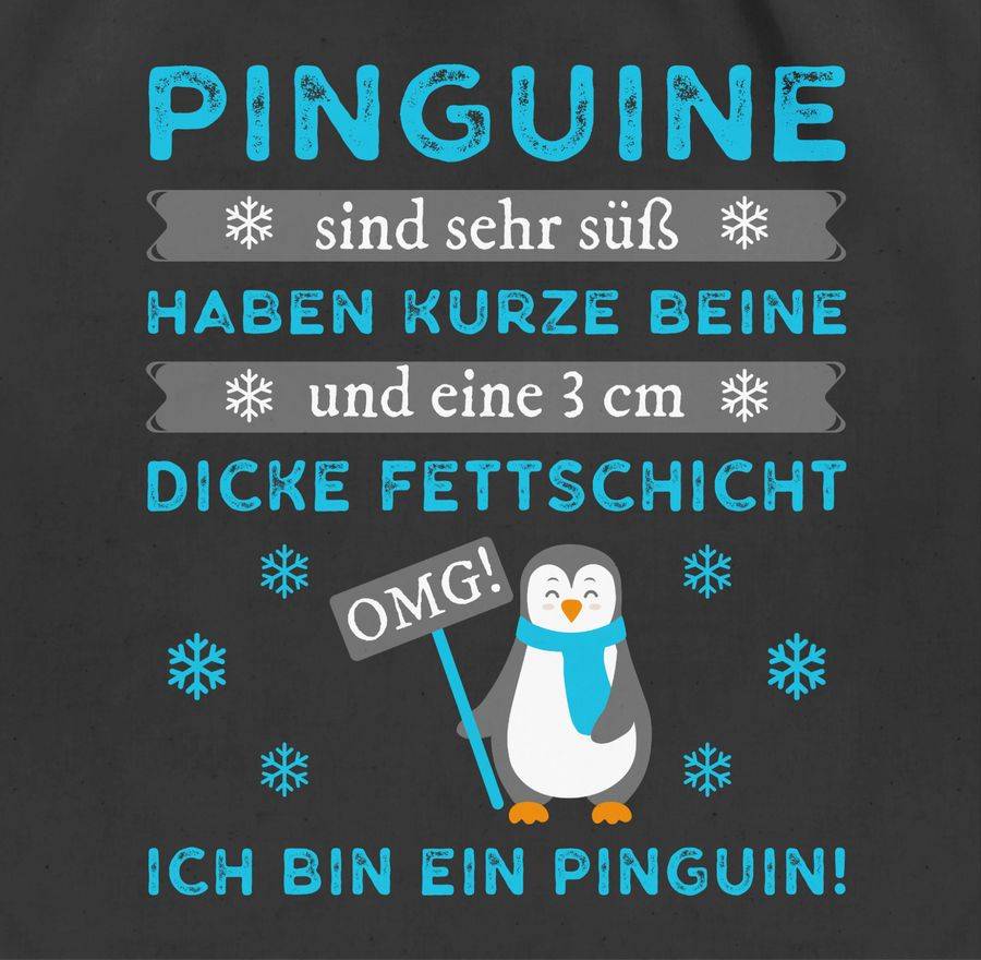 Shirtracer Omg! Ich Bin Ein Pinguin!: Tshirt Rucksack Shirtracer