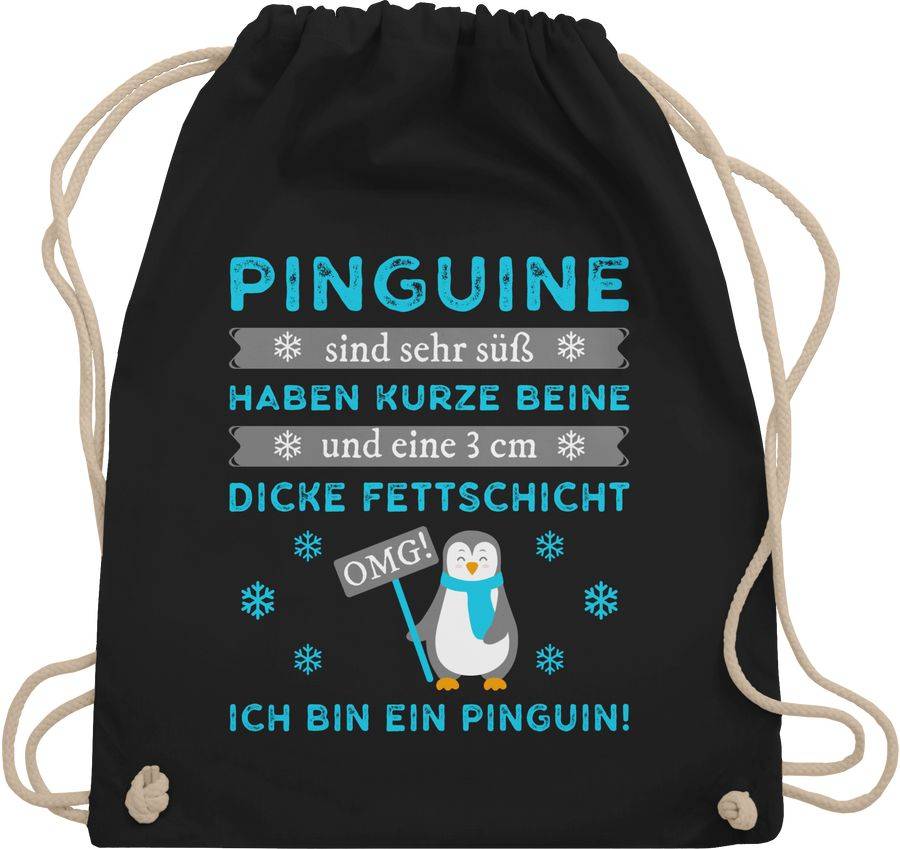 Shirtracer Omg! Ich bin ein Pinguin!: Tshirt Rucksack Shirtracer