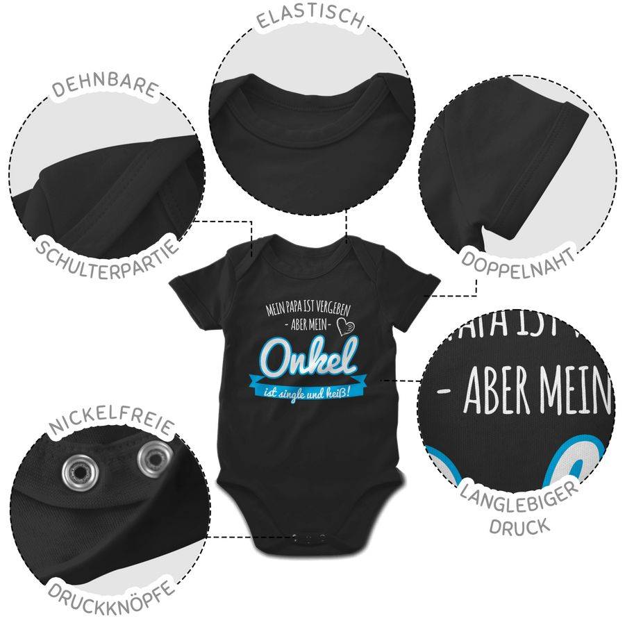 Shirtracer Onkel Single Und Heiß Junge: T-Shirt Turnbeutel Shirtracer