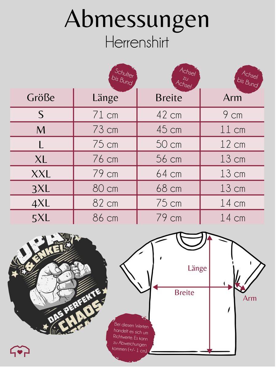 Shirtracer Opa & Enkel - Das Perfekte Chaos Team - Vintage Weiß Shirts & Mehr Shirtracer