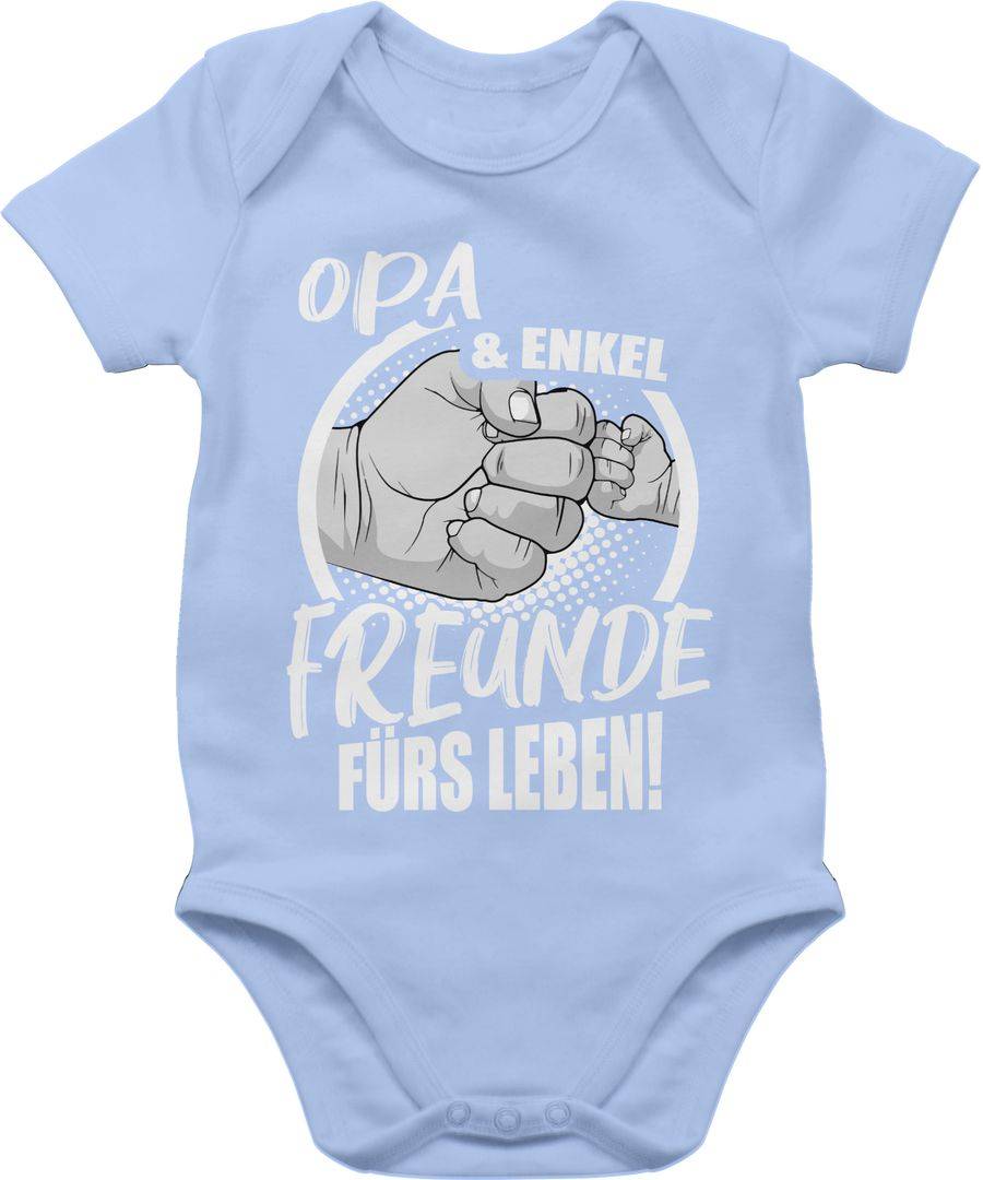 Shirtracer Opa & Enkel Freunde fürs Leben!: T-Shirt Turnbeutel Shirtracer