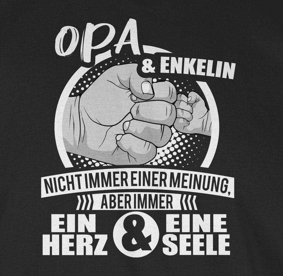 Shirtracer Opa & Enkelin Immer Ein Herz & Eine Seele Shirts & Mehr Shirtracer