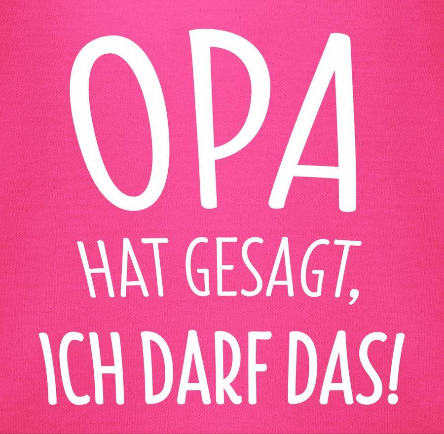 Shirtracer Opa Hat Gesagt Ich Darf Das: Tshirt Turnbeutel Shirtracer