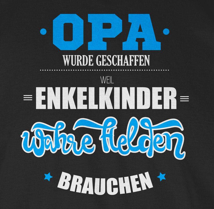 Shirtracer Opa Wurde Geschaffen: T-Shirt Turnbeutel Shirtracer