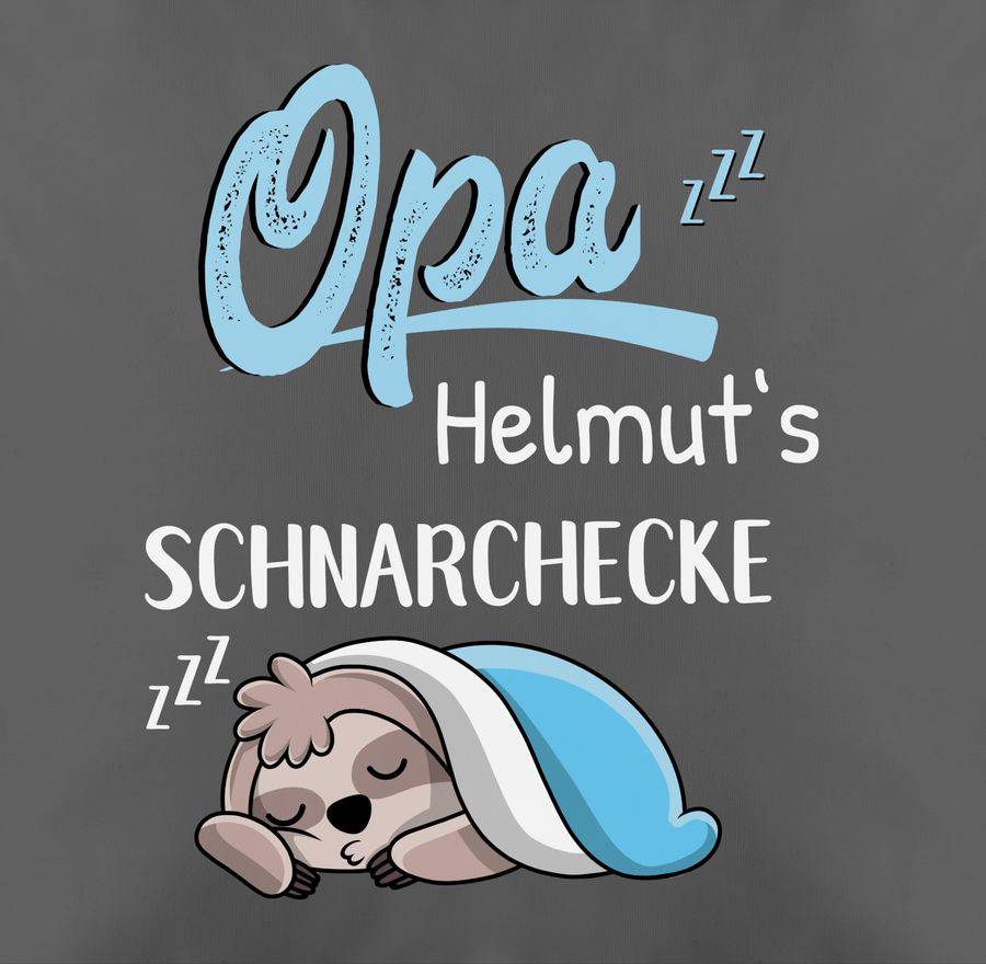 Shirtracer Opas Schnarchecke Faultier - Geschenk Opa Geschenkidee Opi Weihnachten Geburtsta Shirtracer