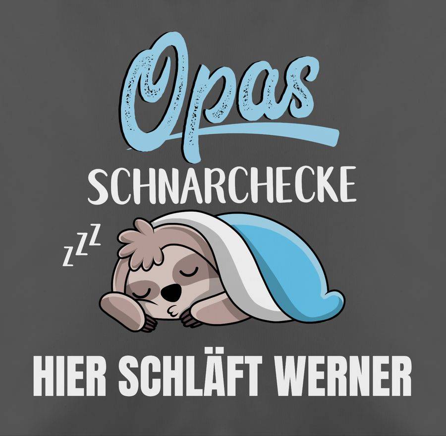 Shirtracer Opas Schnarchecke Faultier - Opa Geschenk Shirts & Mehr Shirtracer