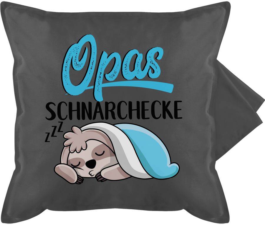 Shirtracer Opas Schnarchecke Mit Faultier - Schwarz Shirts & Mehr Shirtracer
