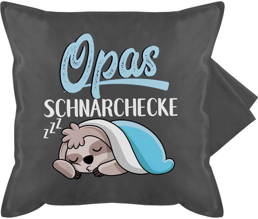 Shirtracer Opas Schnarchecke mit Faultier - weiß: Tshirt Gym Bag Shirtracer