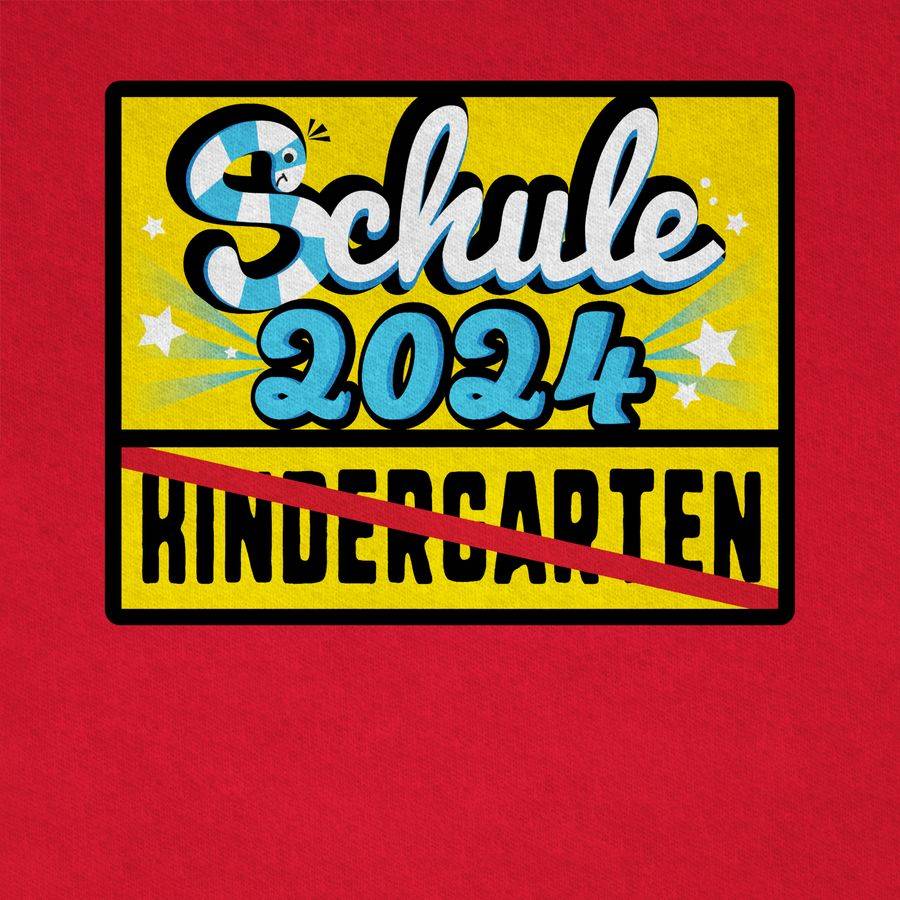 Shirtracer Ortsschild Schule 2024 Kindergarten Shirts & Mehr Shirtracer
