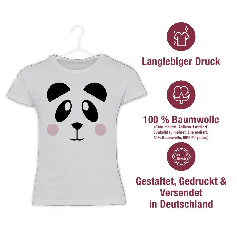 Shirtracer Panda Shirt Süß: Tshirt Rucksack Shirtracer