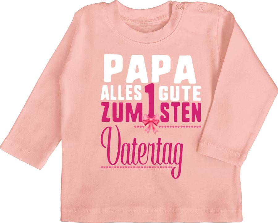 Shirtracer Papa alles Guten zum 1sten Vatertag fuchsia Shirts & Mehr Shirtracer