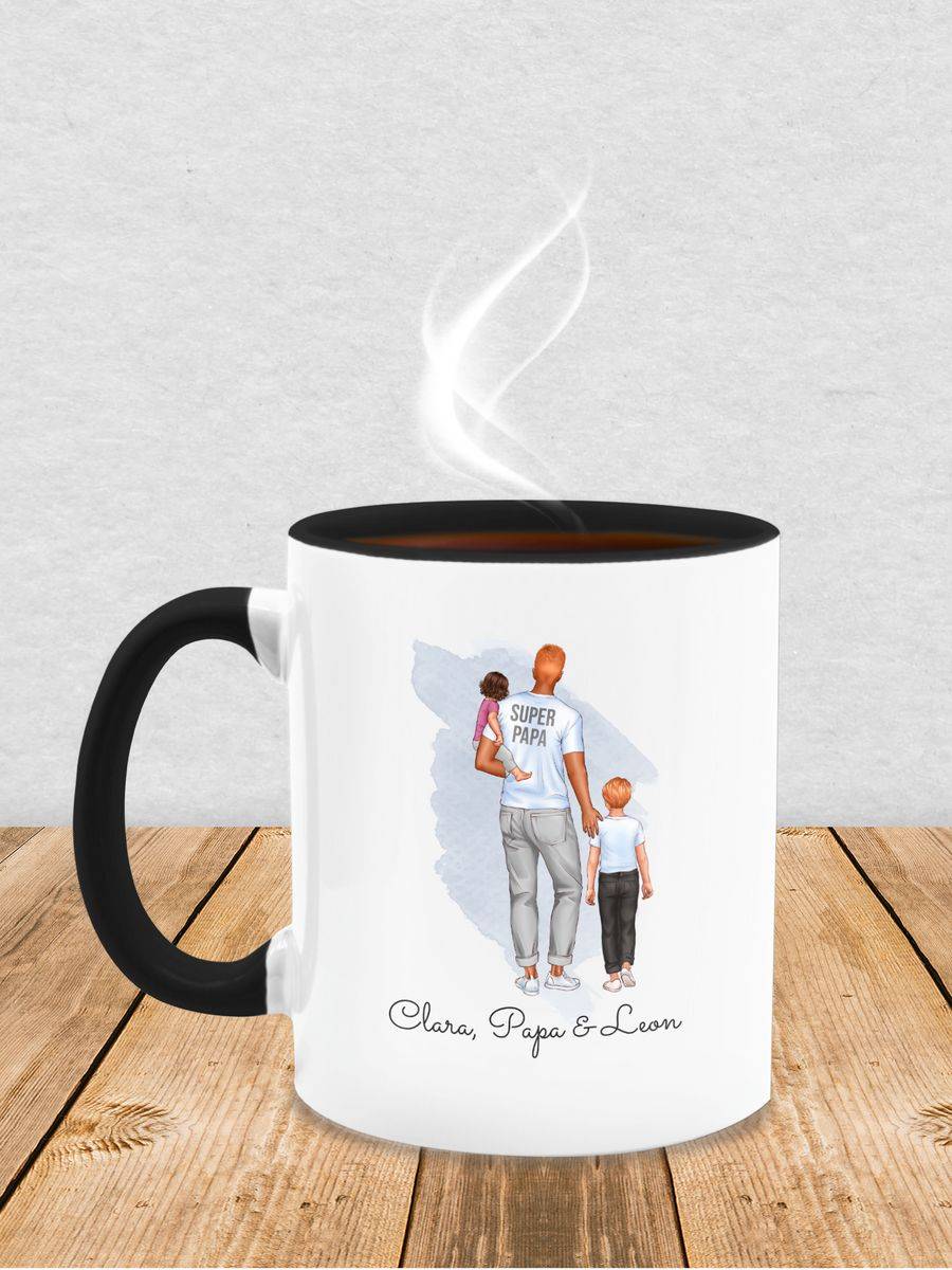 Shirtracer Papa Baby Kind Geschenk I Vater Geschenkidee: T-Shirt Gym Bag Shirtracer