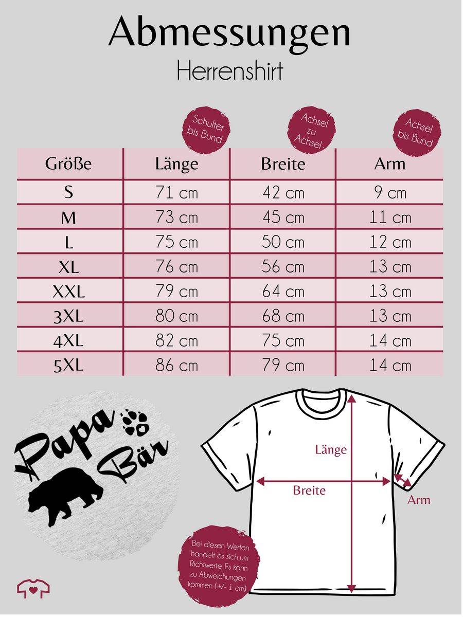 Shirtracer Papa Bär Lettering Shirts & Mehr Shirtracer