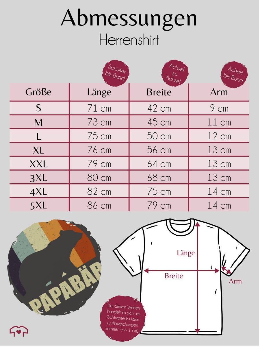 Shirtracer Papa Bär Vintage: T-Shirt Gym Bag Shirtracer