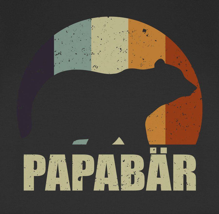 Shirtracer Papa Bär Vintage: T-Shirt Gym Bag Shirtracer