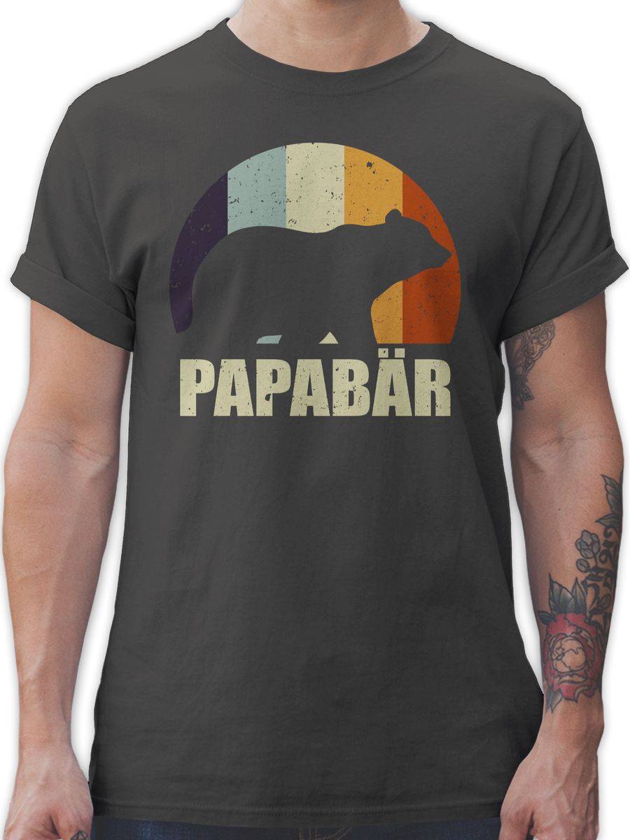 Shirtracer Papa Bär Vintage: T-Shirt Gym Bag Shirtracer
