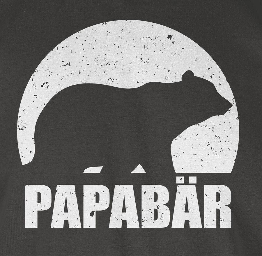 Shirtracer Papa Bär Vintage - Weiß: Tshirt Gym Bag Shirtracer