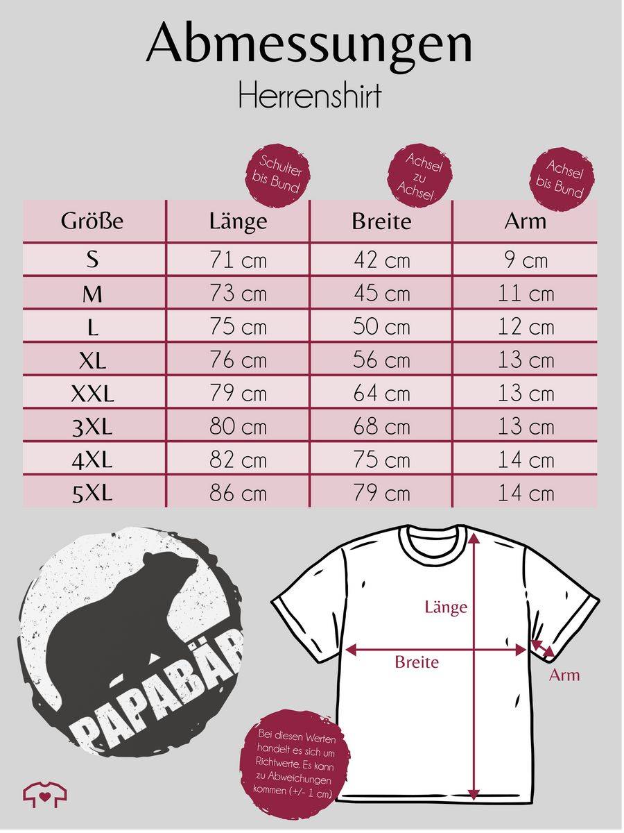 Shirtracer Papa Bär Vintage - Weiß: Tshirt Gym Bag Shirtracer