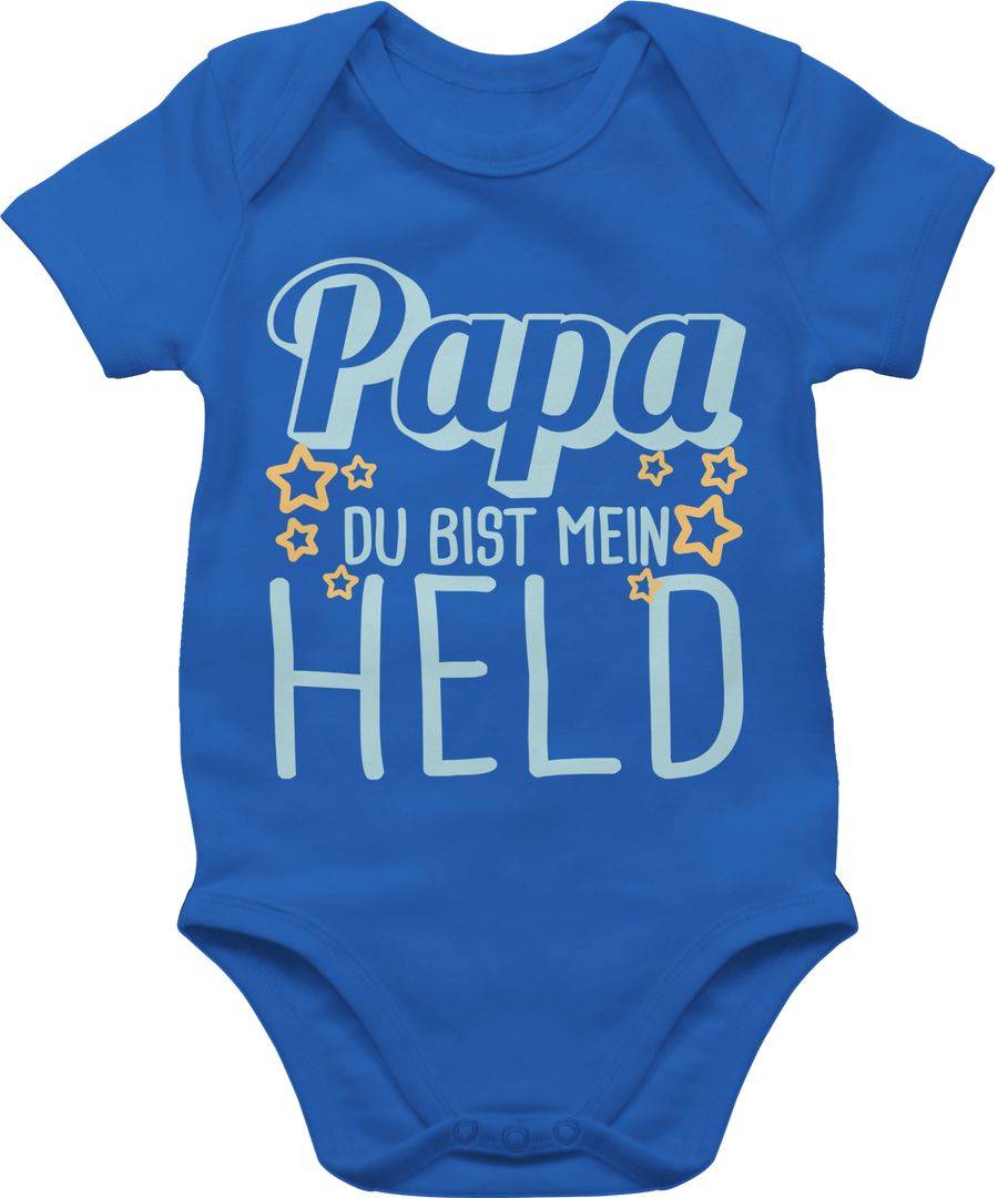 Shirtracer Papa du bist mein Held - blau Shirts & Mehr Shirtracer