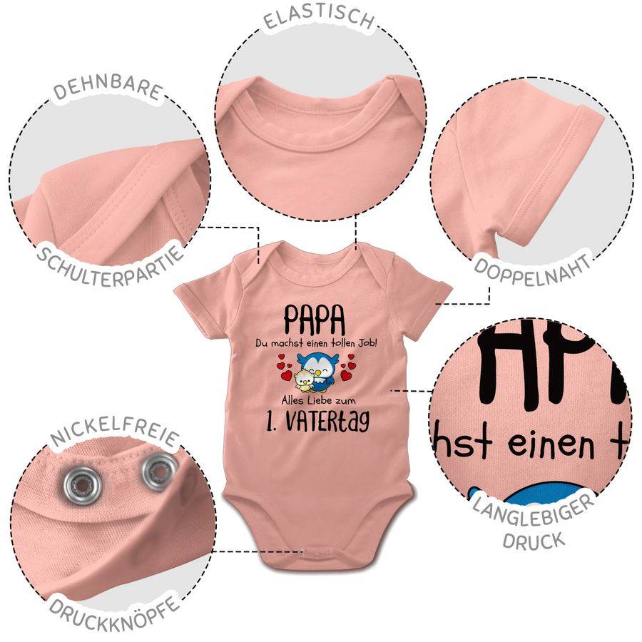 Shirtracer Papa Du Machst Einen Tollen Job Alles Liebe Zum 1. Vatertag Schwarz Shirts & M Shirtracer