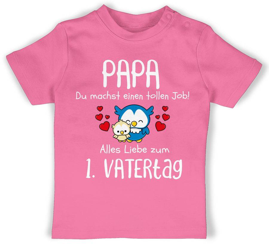 Shirtracer Papa du machst einen tollen Job alles Liebe zum 1. Vatertag weiß Shirts & Mehr Shirtracer