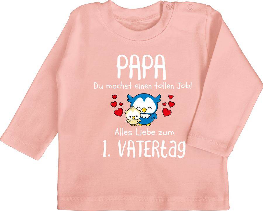 Shirtracer Papa du machst einen tollen Job alles Liebe zum 1. Vatertag weiß Shirts & Mehr Shirtracer