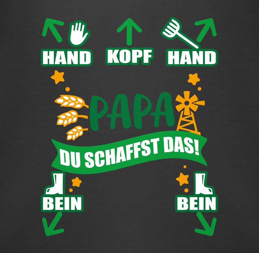 Shirtracer Papa Du Schaffst Das - Bauernhof Shirts & Mehr Shirtracer
