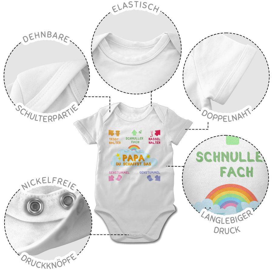 Shirtracer Papa Du Schaffst Das Bunt Shirts & Mehr Shirtracer