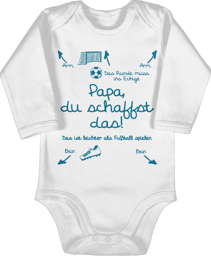 Shirtracer Papa du schaffst das Fußball Junge: T-Shirt Gym Bag Shirtracer