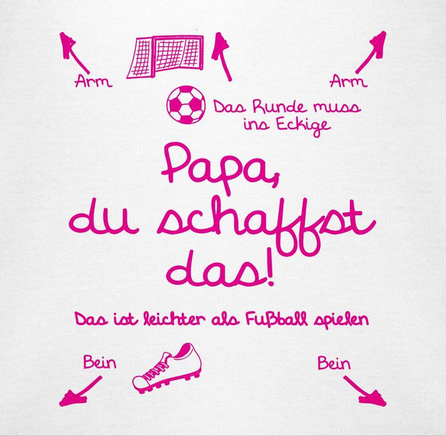 Shirtracer Papa Du Schaffst Das Fußball Mädchen Shirts & Mehr Shirtracer