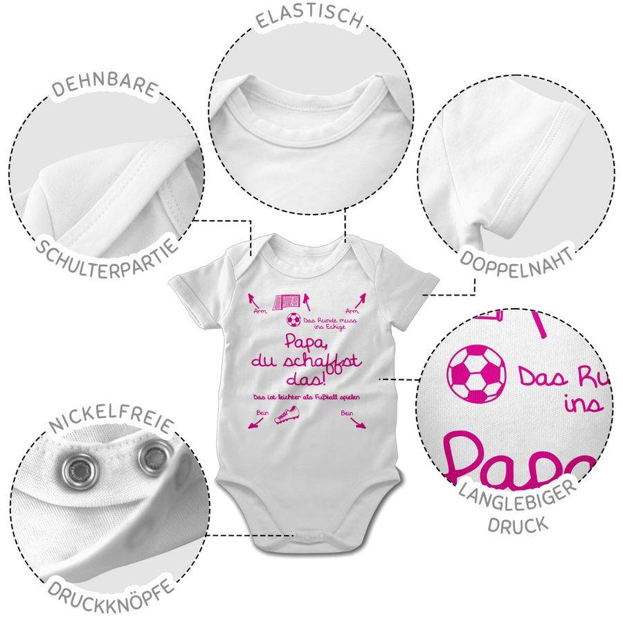 Shirtracer Papa Du Schaffst Das Fußball Mädchen Shirts & Mehr Shirtracer