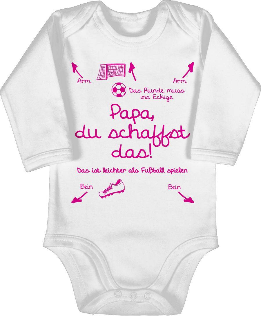 Shirtracer Papa du schaffst das Fußball Mädchen Shirts & Mehr Shirtracer