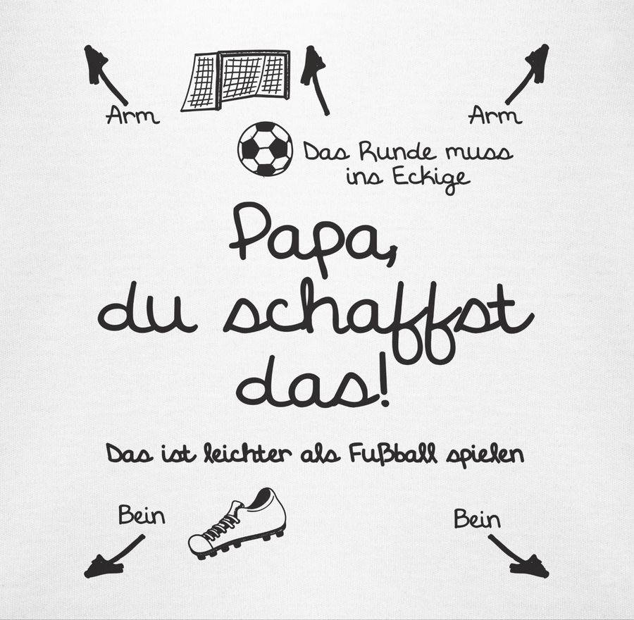 Shirtracer Papa Du Schaffst Das Fußball - Schwarz Shirts & Mehr Shirtracer